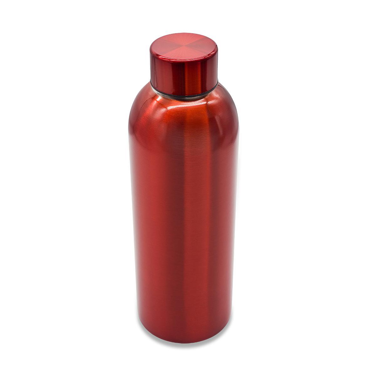 R08106.08 - Butelka stalowa Morio 750 ml, czerwony