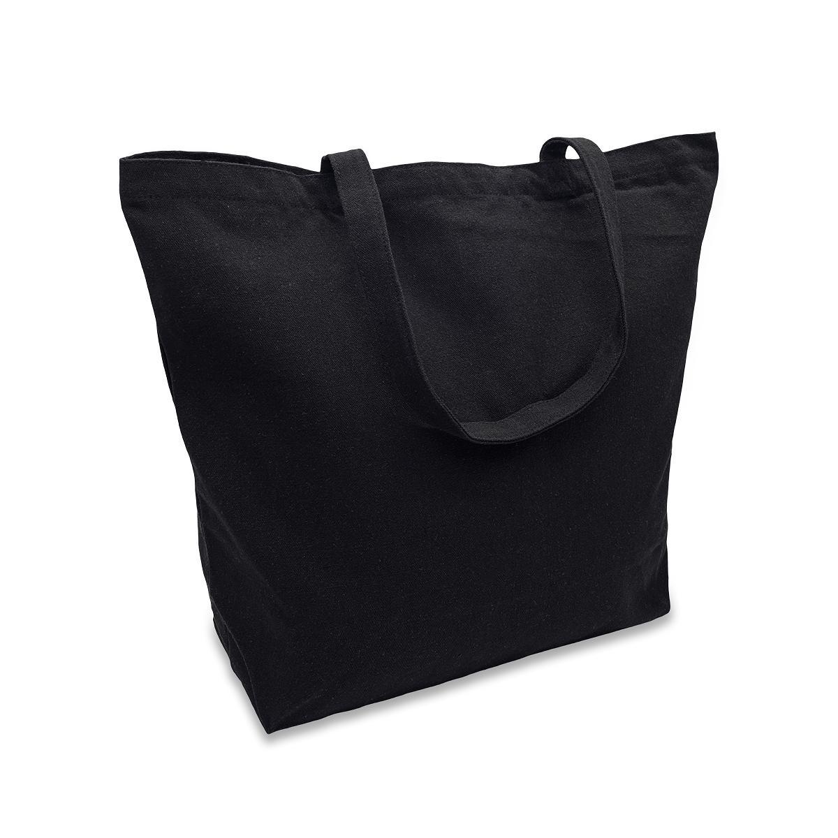 R08487.02 - Torba z bawełny 340g/m2 Kinia, czarny