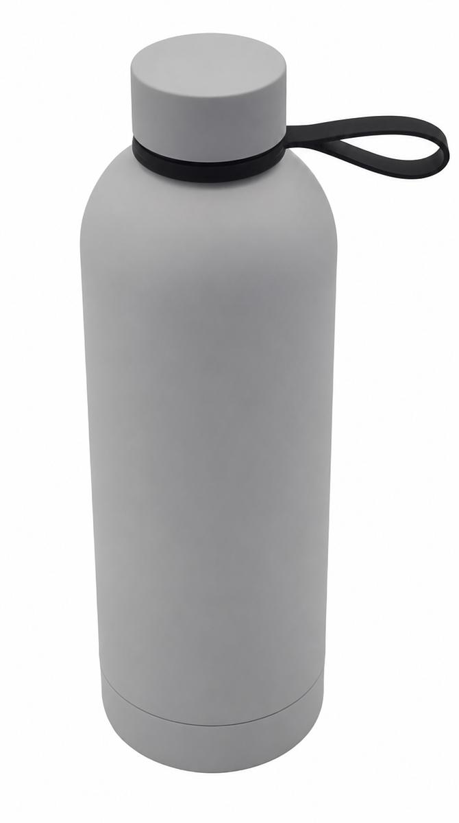 R08993.21 - Butelka termiczna z uchwytem Mendoza Duo 500 ml, szary