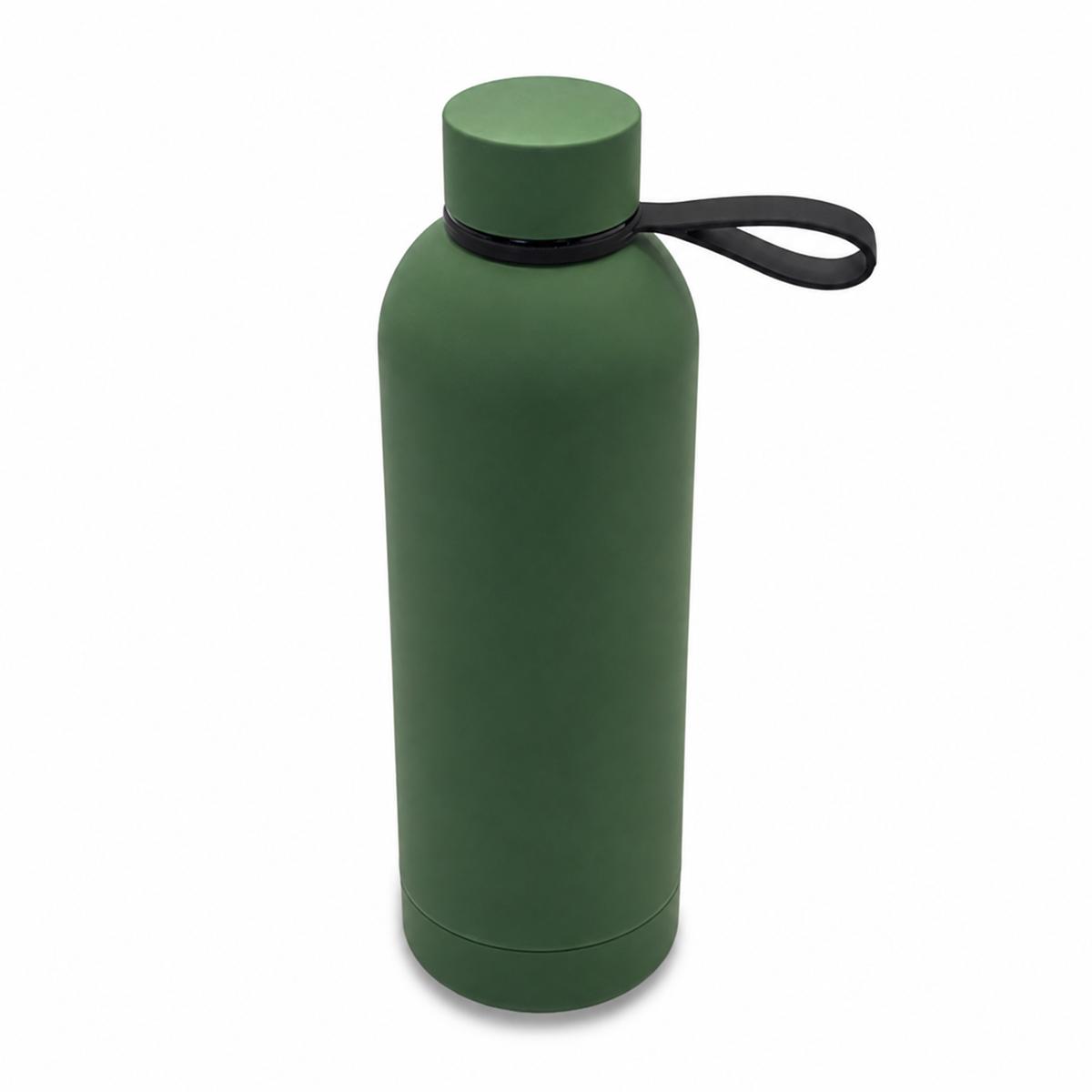 R08993.51 - Butelka termiczna z uchwytem Mendoza Duo 500 ml, ciemny zielony