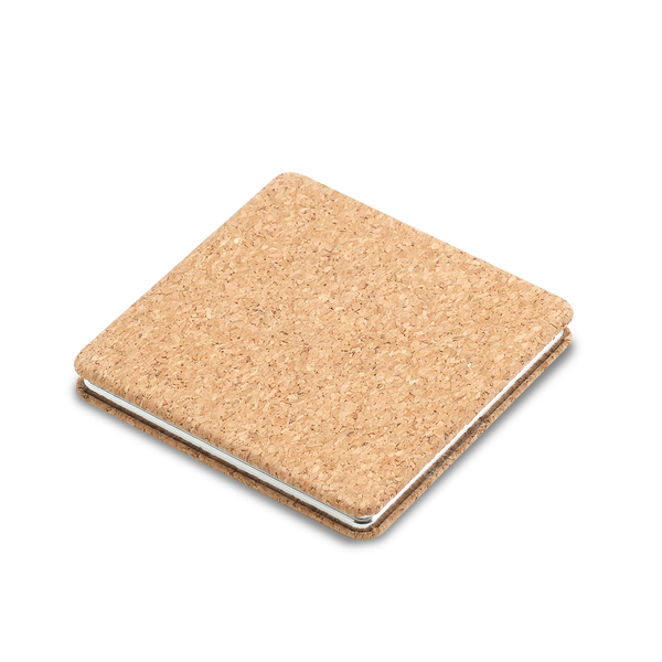 R73529.13 - Lusterko w korkowej obudowie, beżowy 