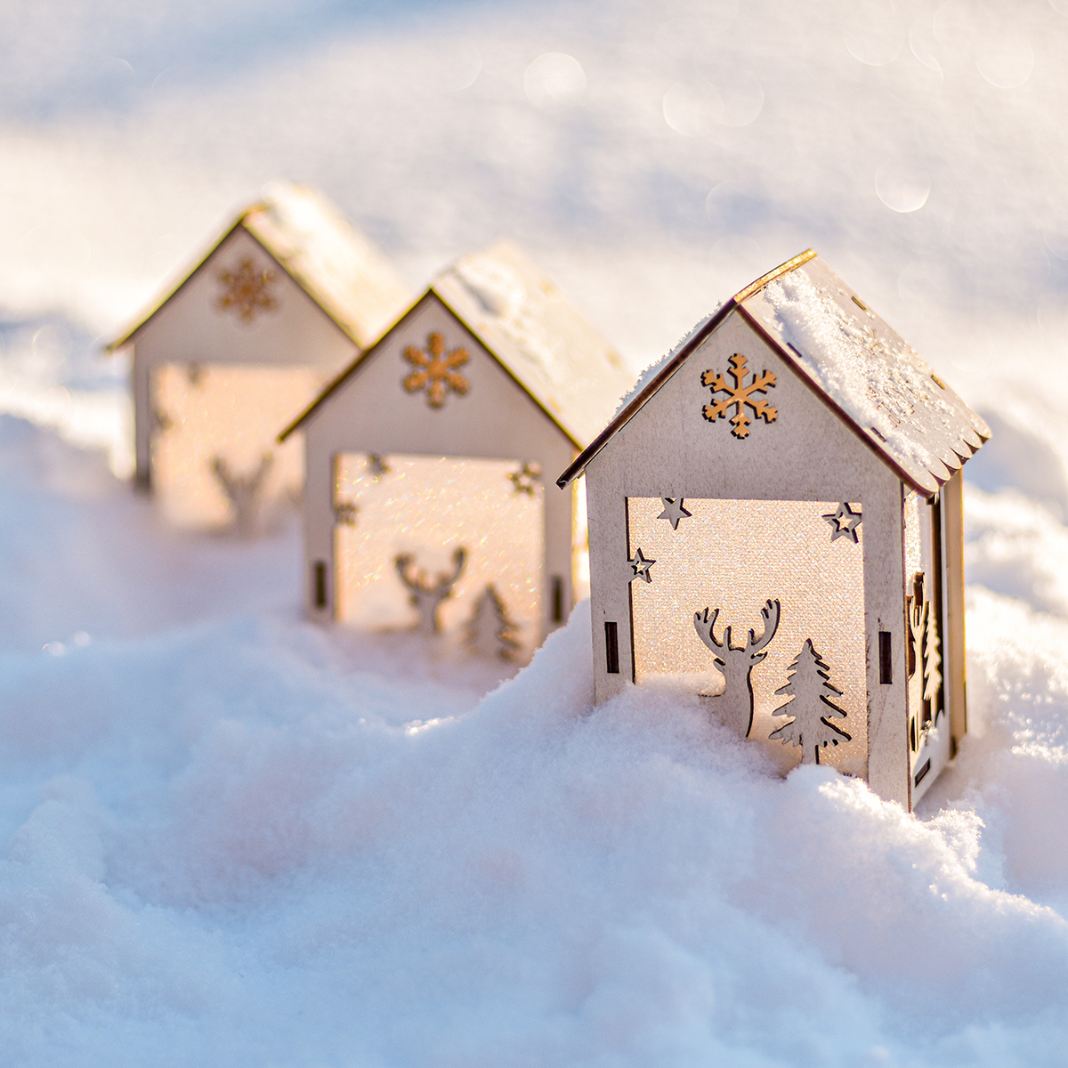 X91025.06 - Lampion Christmas Lantern, biały 