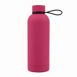 R08993 - Butelka termiczna z uchwytem Mendoza Duo 500 ml, magenta 