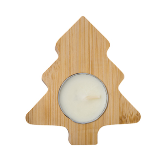 X08872 - Świecznik ze świeczką tealight Comet, beżowy  X08872 - Świecznik ze świeczką tealight Comet, beżowy