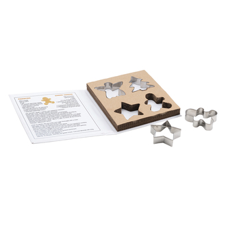 X17154 - Foremki do ciasteczek Cookie, biały  X17154 - Foremki do ciasteczek Cookie, biały