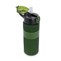 R08078.51 - Bidon ze słomką Noviq 700 ml, ciemny zielony