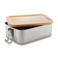 R08208.01.IIQ - Stalowy lunch box 800 ml Somerton, srebrny - druga jakość