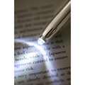 R35650.05 - Długopis – latarka LED Pen Light, zielony/srebrny 