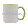 R85319.55 - Kubek z powłoką sublimacyjną Gaeta 330 ml, jasnozielony 